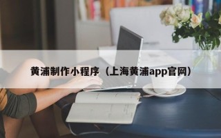 双鸭山黄浦制作小程序（上海黄浦app官网）